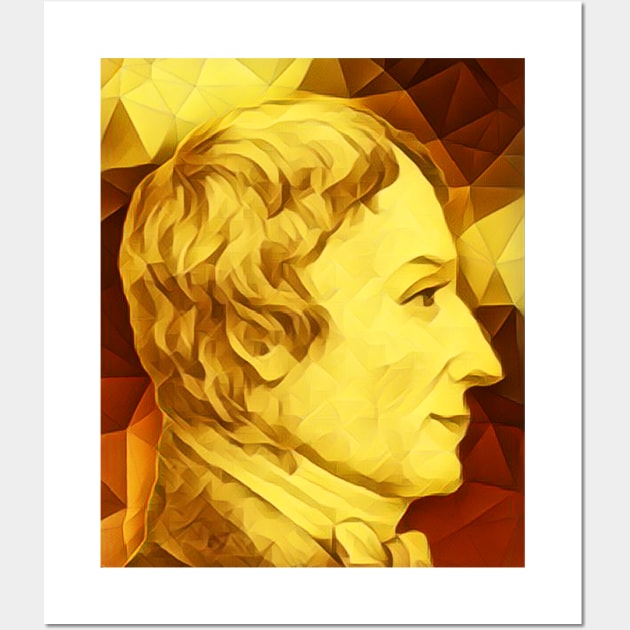 Anders Gustaf Ekeberg Golden Portrait | Anders Gustaf Ekeberg Artwork 9 Wall Art by JustLit